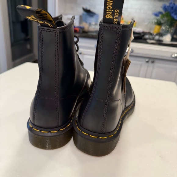 Dr. Martens Air Wair 11822 8 Eye Smooth Leather Boot Black Size US 11 EU 45 NEW main image 5